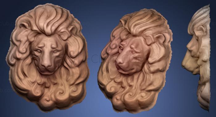 Голова фонтана льва